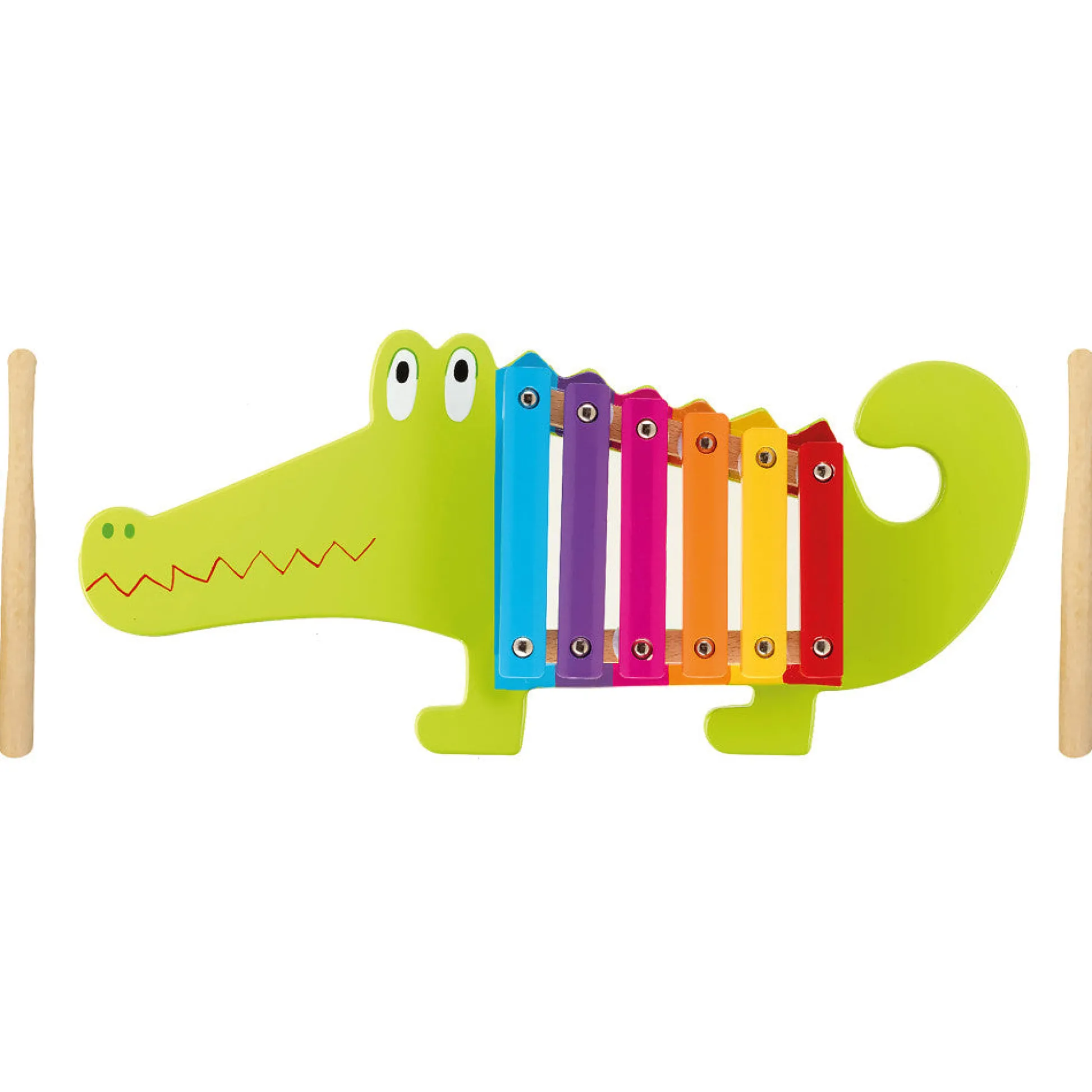 Flat River Group Orange Tree Toys Crocodile Xylophone - Wooden Musical Instrument for Kids, Ages 3+* Musical & Sound Toys|Musical Toys & Instruments
