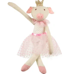 Flat River Group Orange Tree Toys Small Pig Princess Ballerina Rag Doll - Ages 0mo+* Stuffed Animals|Stuffed Animals & Plush Toys