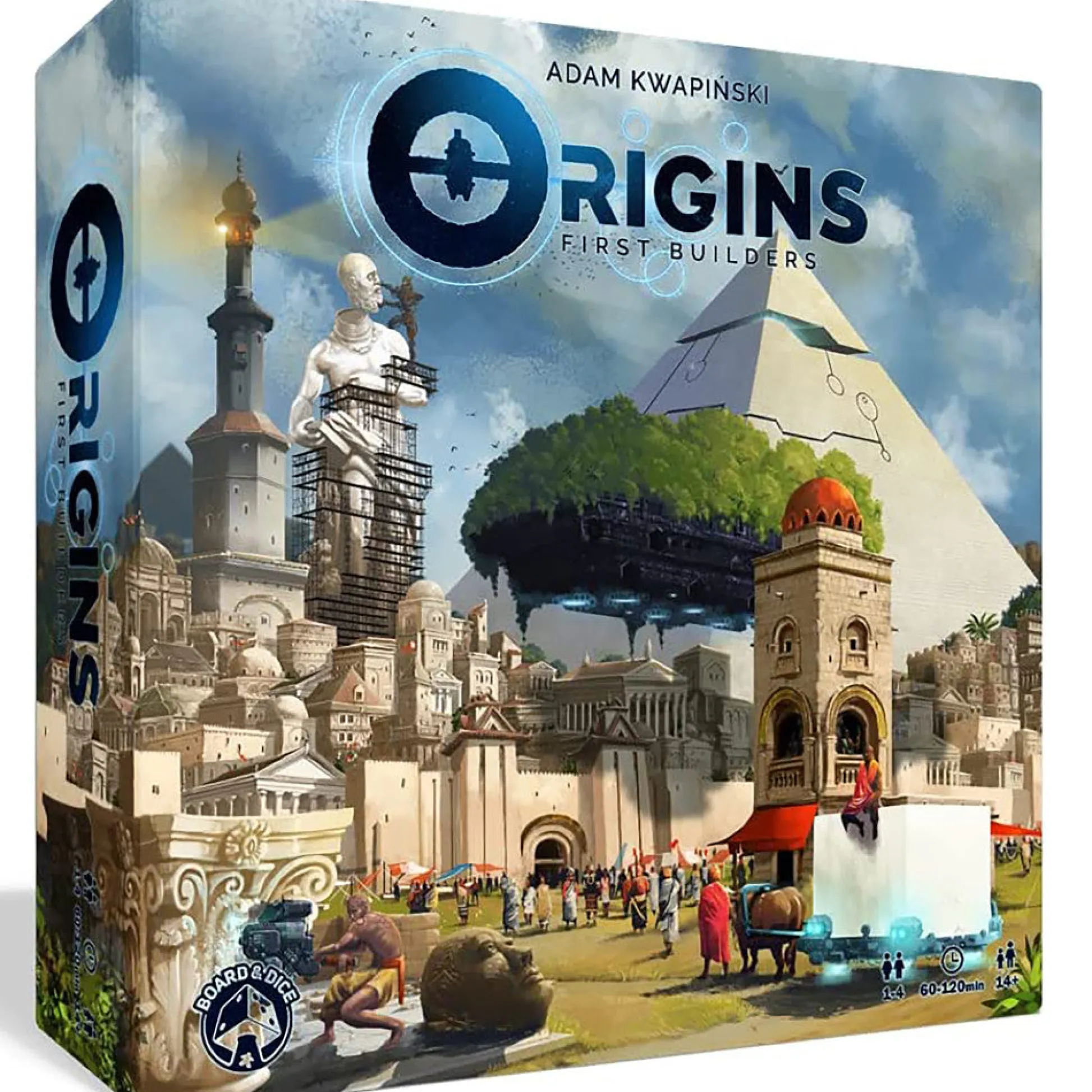 Flat River Group Origins: First Builders - Strategic City Building Board Game* Board Games|Role-Playing Games