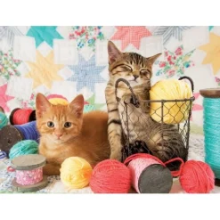 Calendar Holdings, LLC Outset Media Balls of Fluff Kittens & Yarn Jigsaw Puzzle - 1000 pc* Puzzles