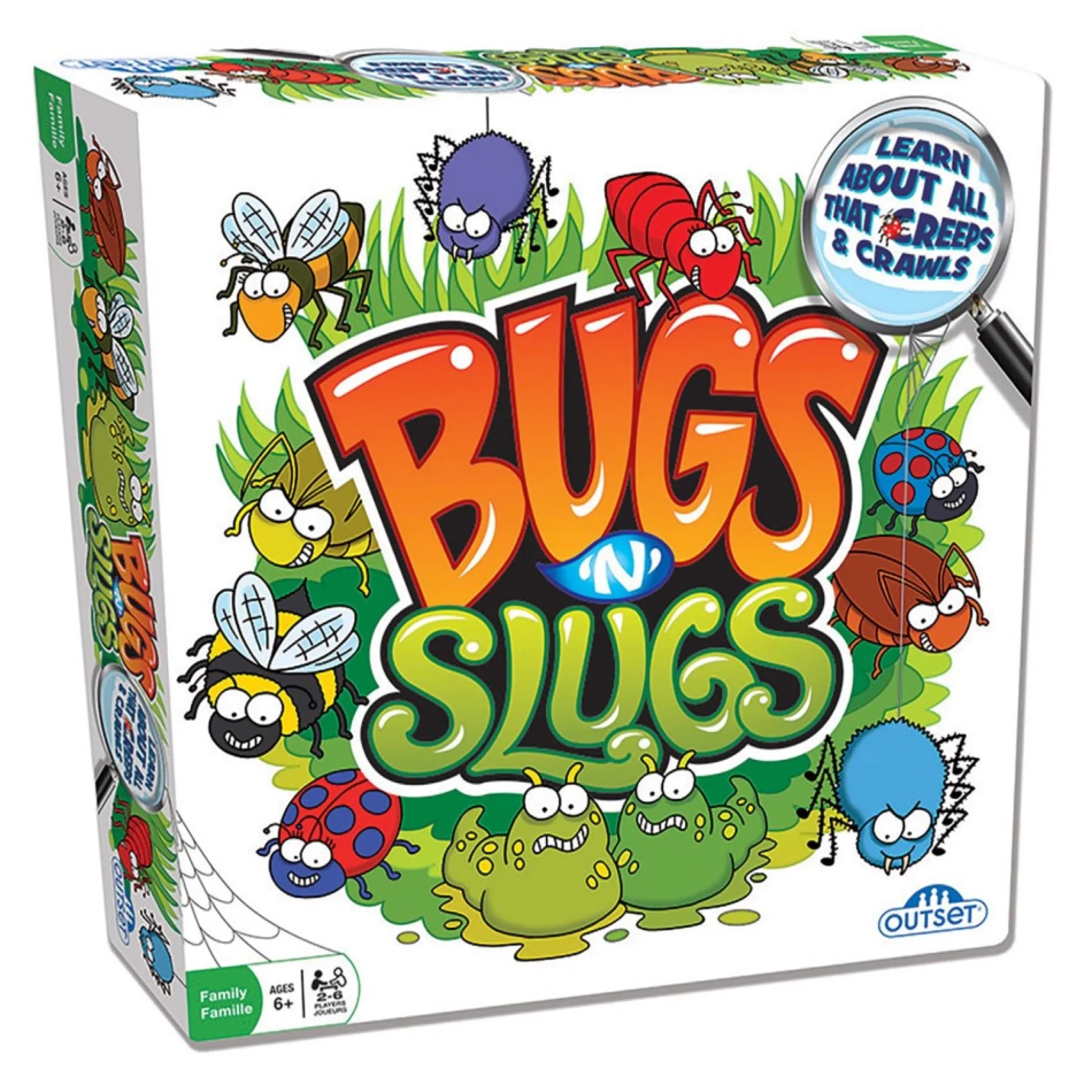 Flat River Group Outset Media Bugs N' Slugs Learning Board Game* Board Games|Role-Playing Games