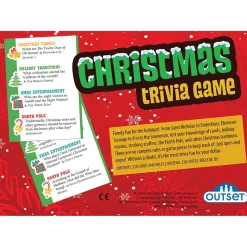 Flat River Group Outset Media Christmas Trivia Family Board Game* Social & Emotional Skills|Role-Playing Games