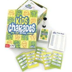 Flat River Group Outset Media Kids Charades Game - New Box Size, 300 Fun Options for Ages 6+* Family & Entertainments Games|Social & Emotional Skills