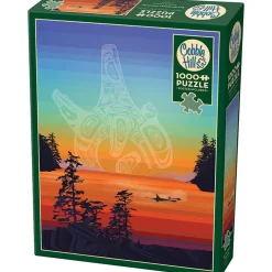 Calendar Holdings, LLC Outset Media Salish Coast Sunset Scenery Jigsaw Puzzle - 1000 pc* Puzzles