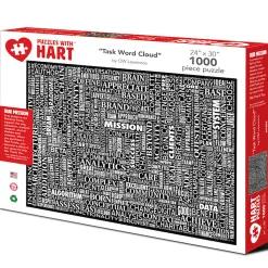 Flat River Group OW Lawrence Task Word Cloud Jigsaw Puzzle - 1000 pc* Puzzles