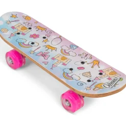 Flat River Group Ozbozz 17" Princess Skateboard - Dynamic Flashing Wheels & Wooden Deck* Ride-Ons|Ride-Ons & Push-Pull Toys