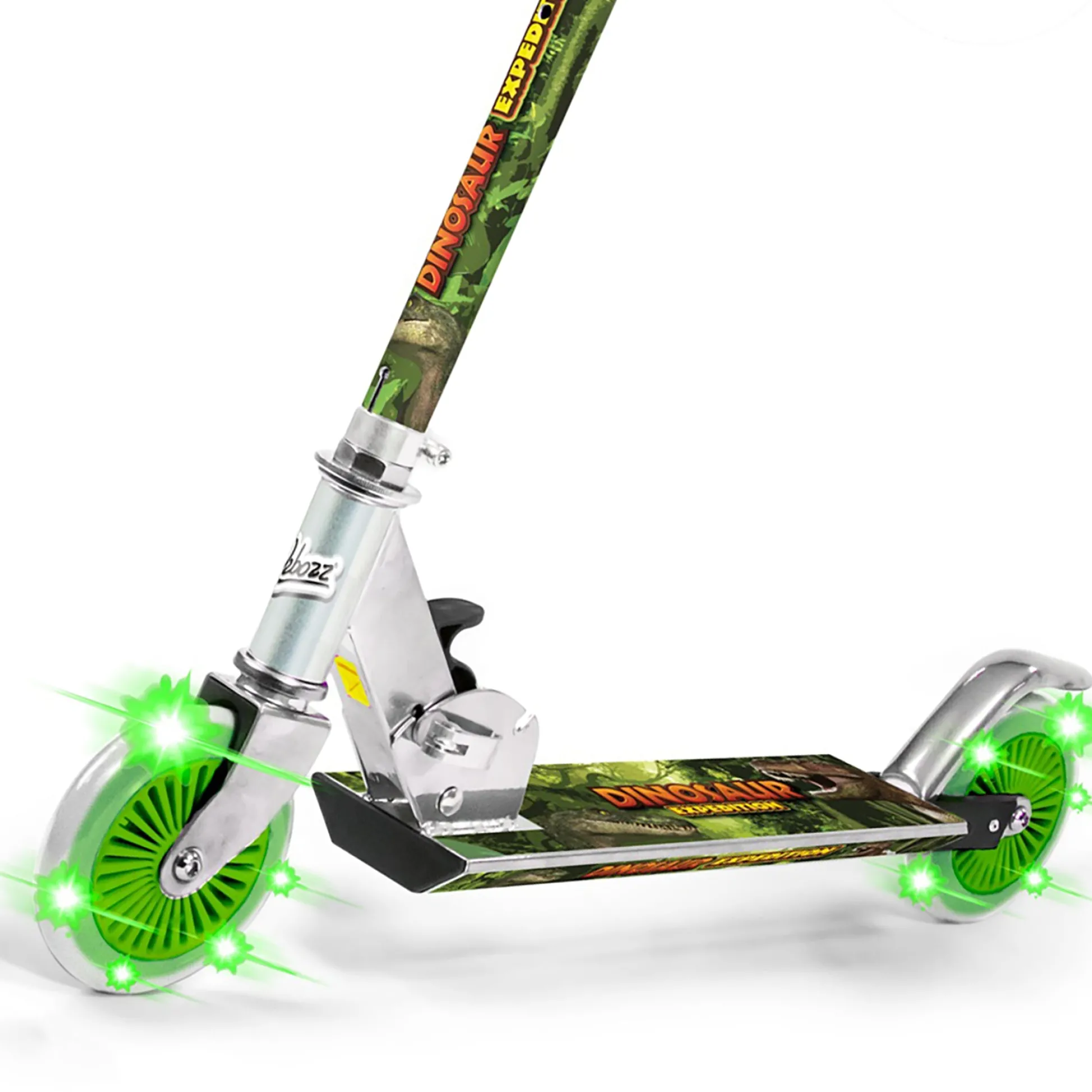Flat River Group Ozbozz Dinosaur-Themed Scooter with Light-Up Wheels* Ride-Ons
