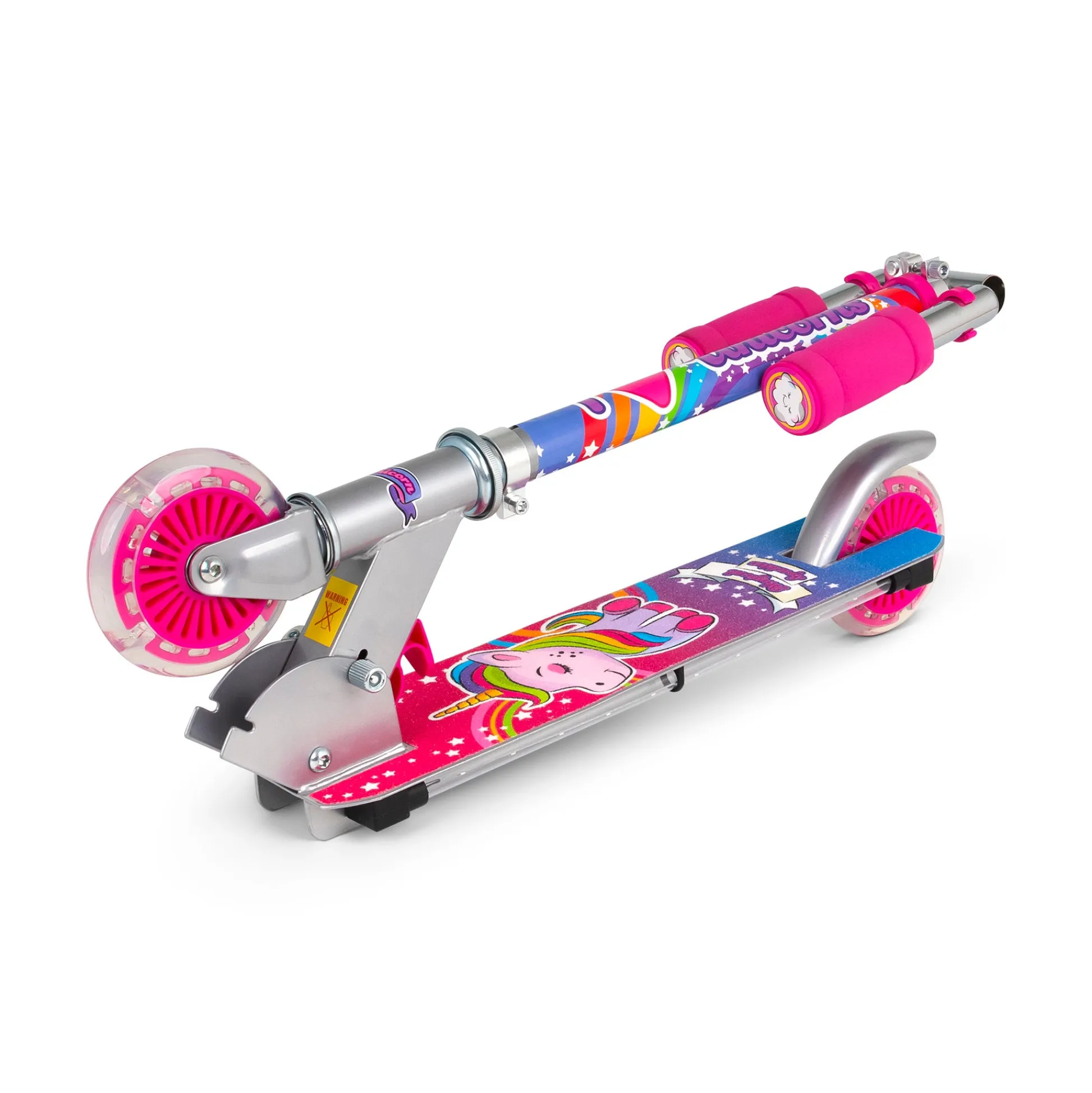 Flat River Group Ozbozz Flashing Scooter - Unicorn Sparkles with Light-Up Marvels* Ride-Ons