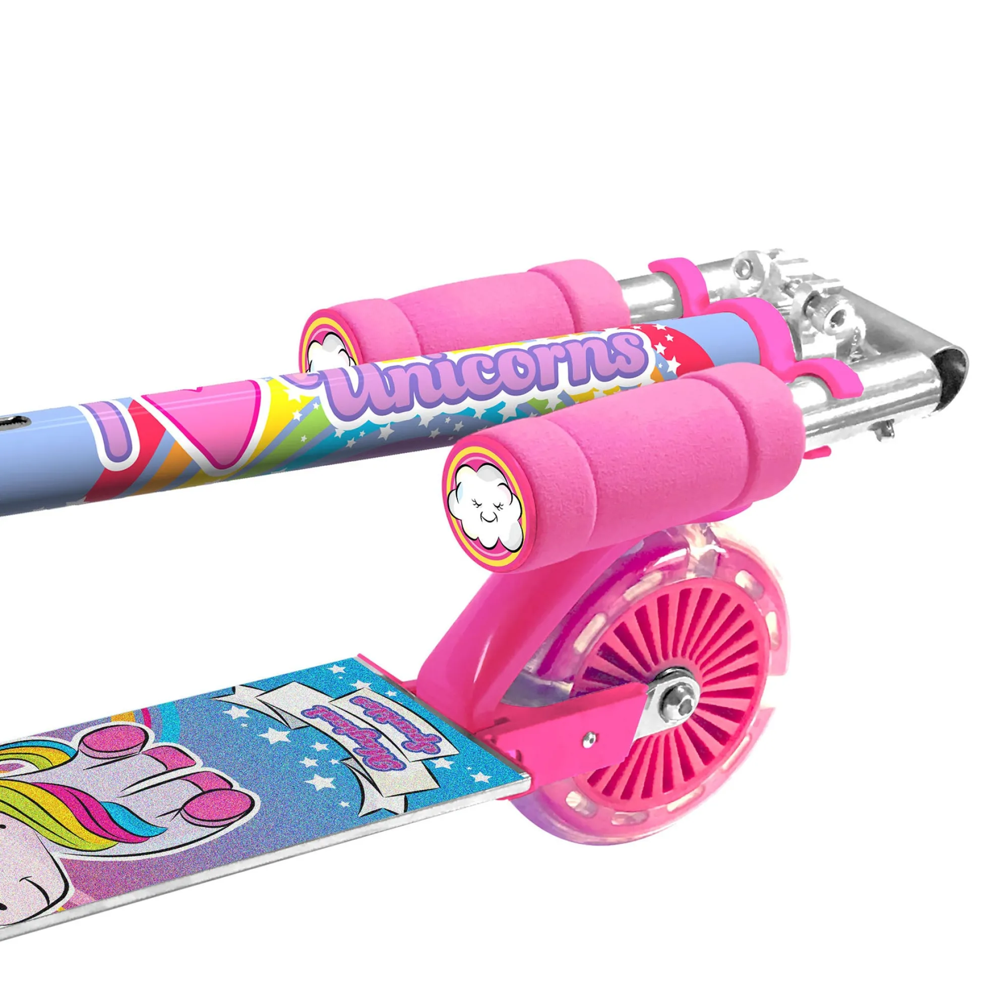 Flat River Group Ozbozz Unicorn Magical Sparkles Scooter with Flashing Wheels* Ride-Ons