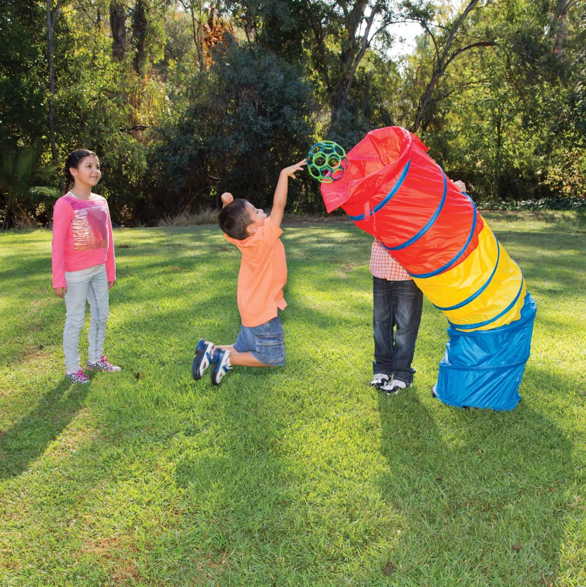 Educators Resource Pacific Play Tents Find Me Multi-Color Play Tunnel - 6' x 19"* Tents, Tunnels & Playhouses|Dress Up