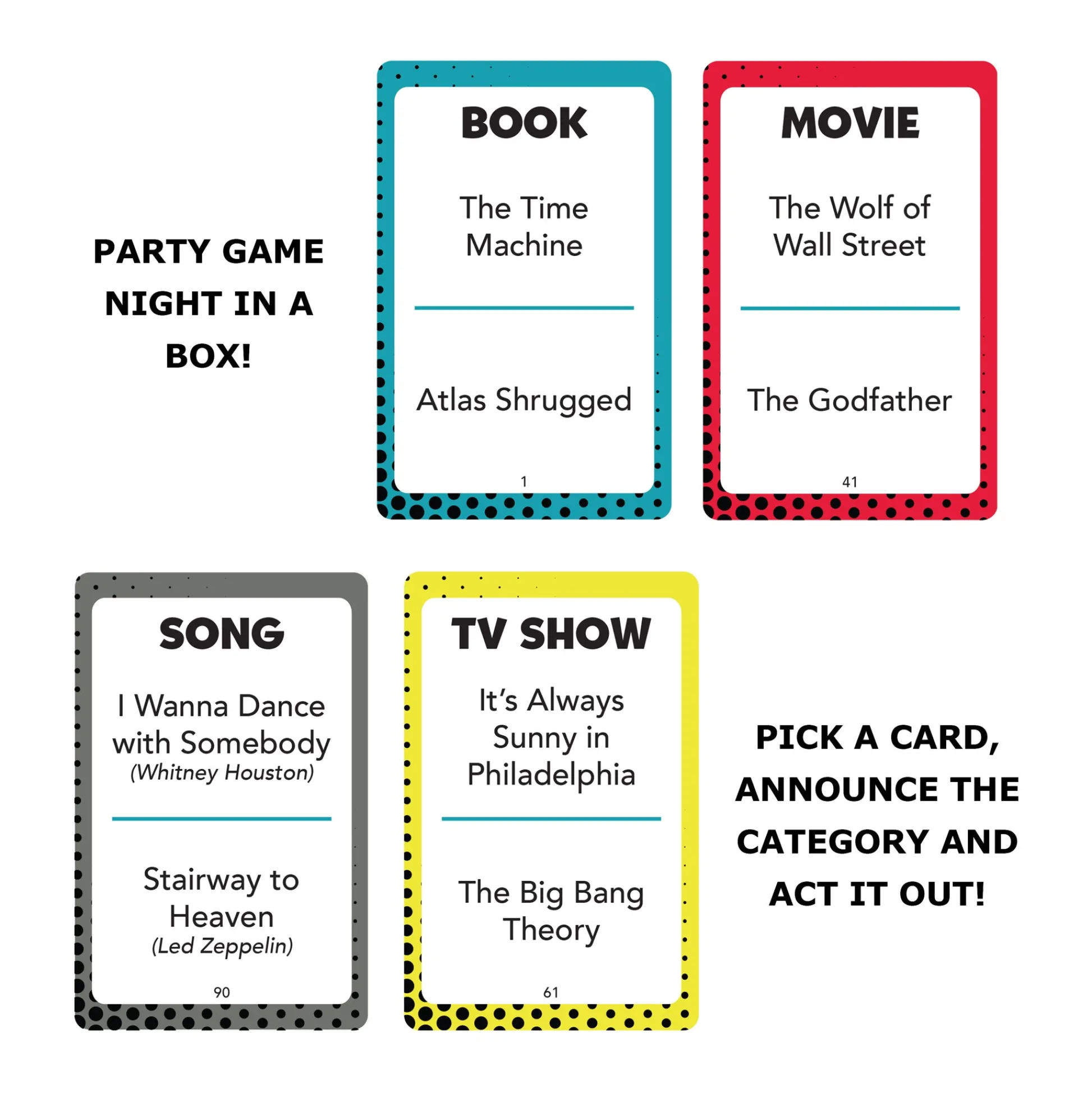 AreYouGame Party Game Night Charades: Ultimate Team Edition* Family & Entertainments Games|Social & Emotional Skills