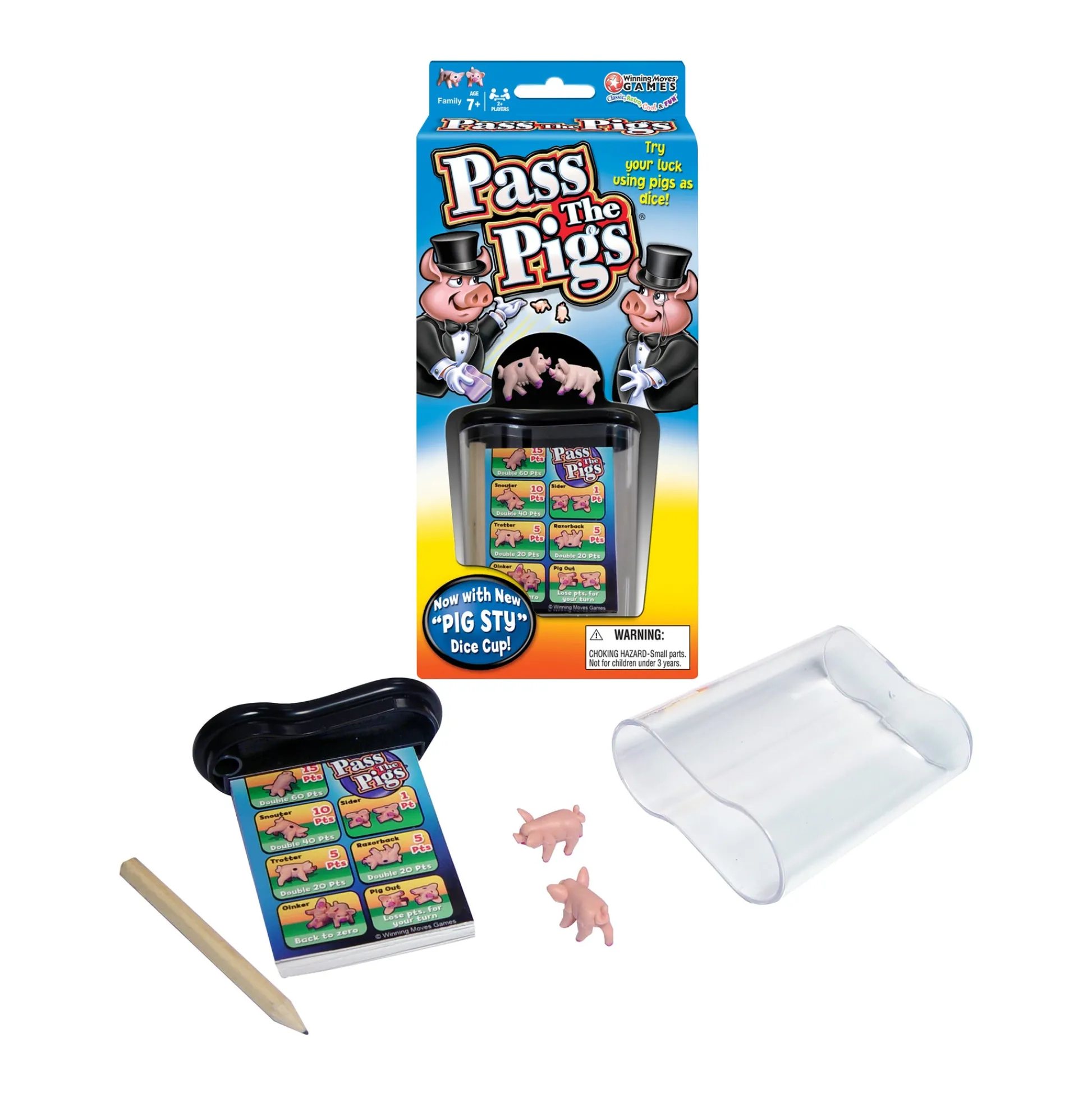 AreYouGame Pass the Pigs Classic Dice Party Game* Dice, Roll & Write Games