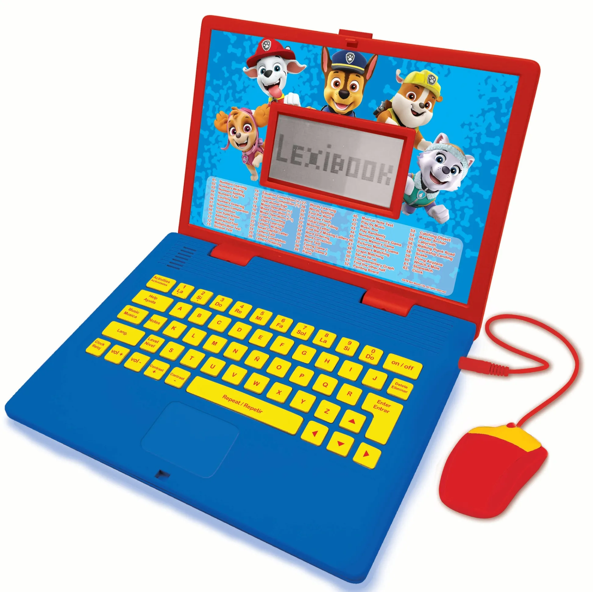 Lexibook Paw Patrol Educational Laptop with Dual-Language Learning System* Preschool Education Toys & Activities|Preschool Pals