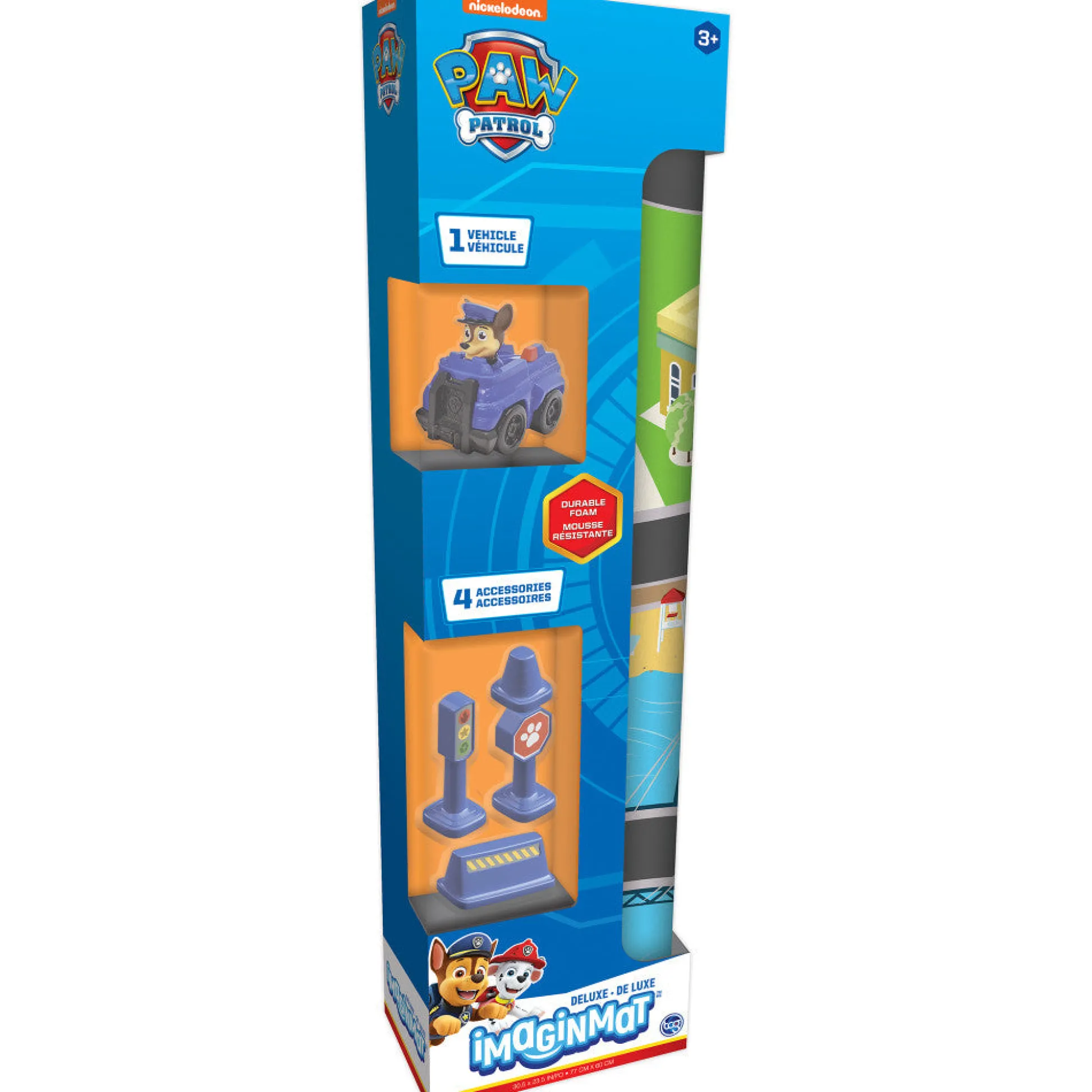 Flat River Group Paw Patrol Imaginmat Deluxe Playmat & Toy Car Set, 30.5 x 20.5 Inches* Preschool Education Toys & Activities|Preschool Pals