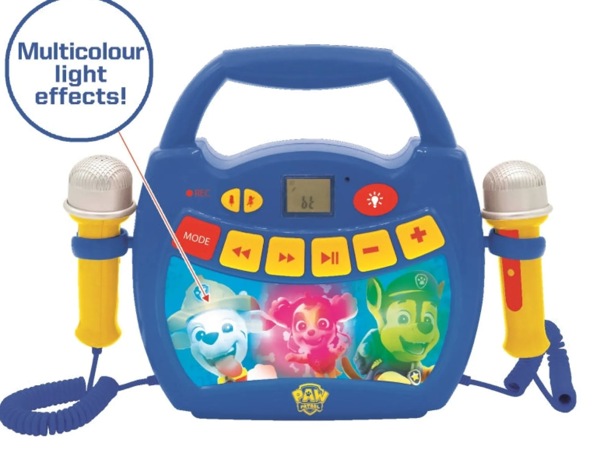 Lexibook Paw Patrol Lighted Bluetooth Karaoke Speaker with Voice Effects* Preschool Pals|Social & Emotional Skills