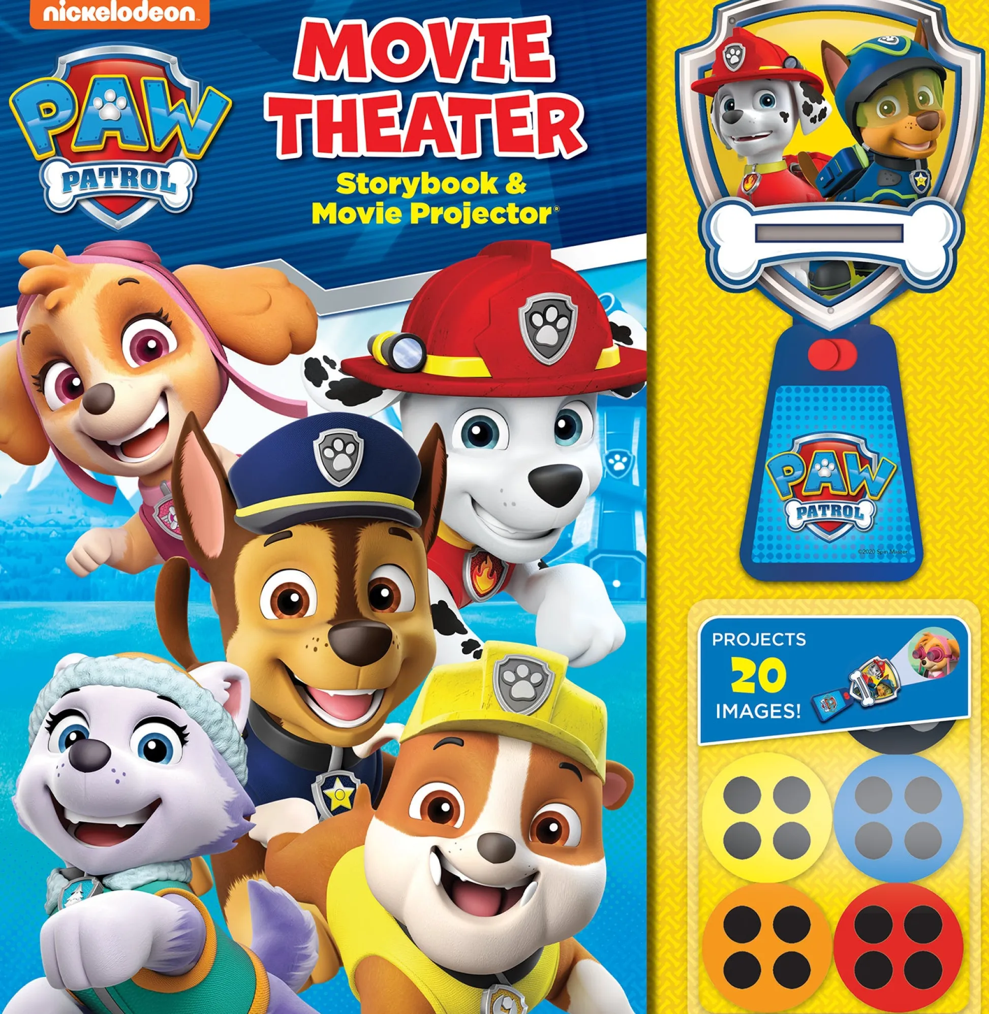 Readerlink Distribution Services PAW Patrol Movie Theater Storybook and Projector Set*Kids Preschool Pals|Reading, Writing & Speech