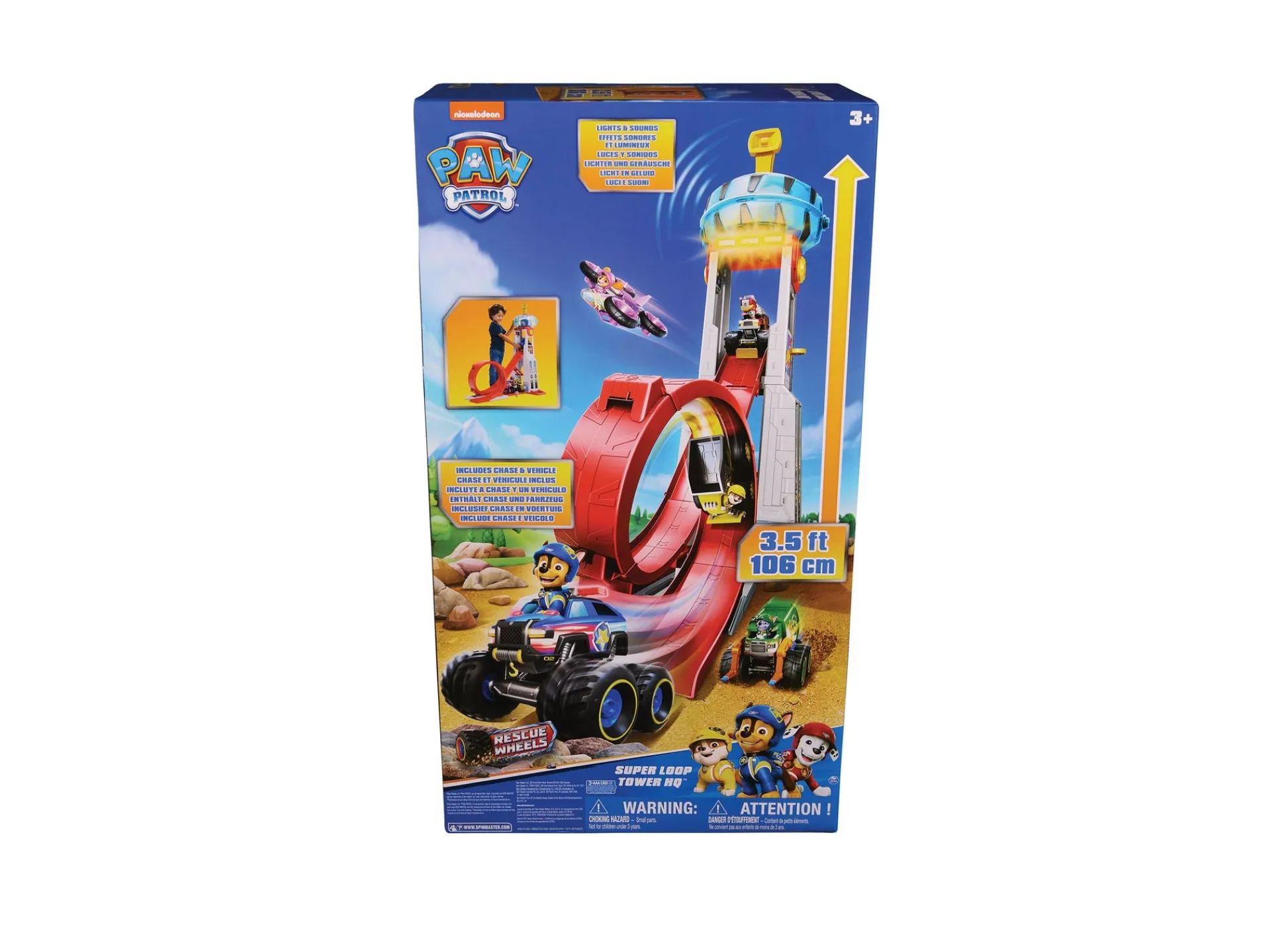 Macy's - Supplier Paw Patrol Rescue Wheels Super Loop Tower Chase Action Figure* Preschool Pals