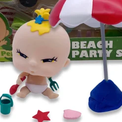 Flat River Group Pea Pod Babies Beach Party Set – 26pc Mini Doll Extravaganza* Miniature & Collectible Dolls|Stuffed Animals & Plush Toys