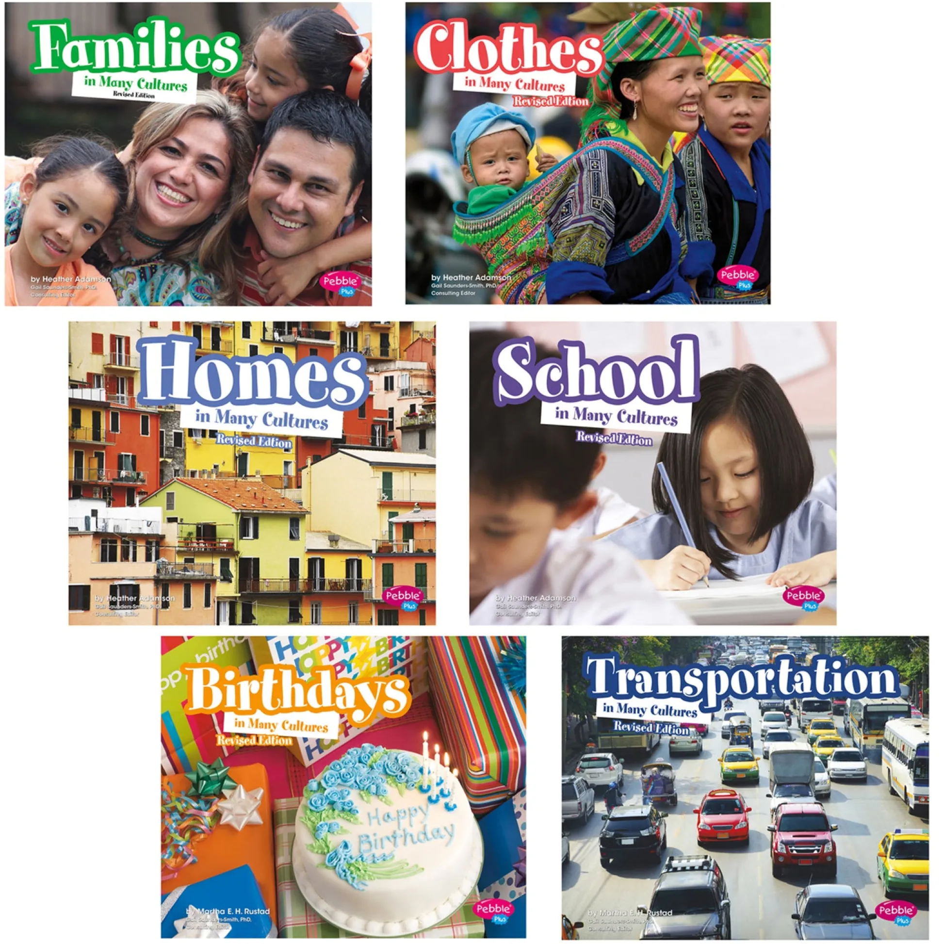 Educators Resource Pebble Plus 6-Book Life Around the World Exploration Set*Kids Reading, Writing & Speech|Kids Books
