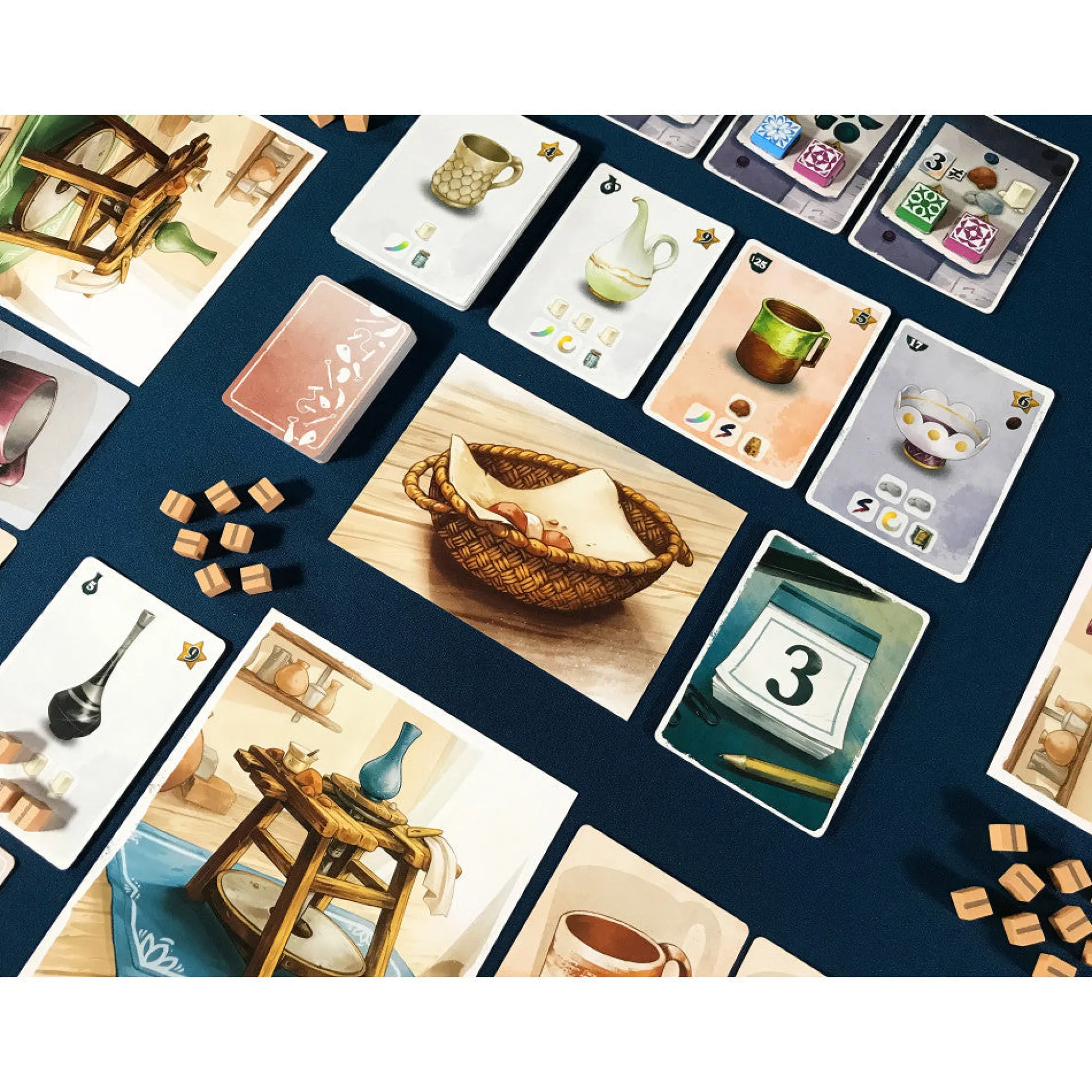 Flat River Group Pencil First Games: Sunrise at the Studio - Artistic Pottery Drafting Board Game* Role-Playing Games|Board Games