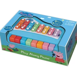 Flat River Group Peppa Pig 2-in-1 Play Along Piano & Xylophone Musical Toy* Preschool Education Toys & Activities|Preschool Pals