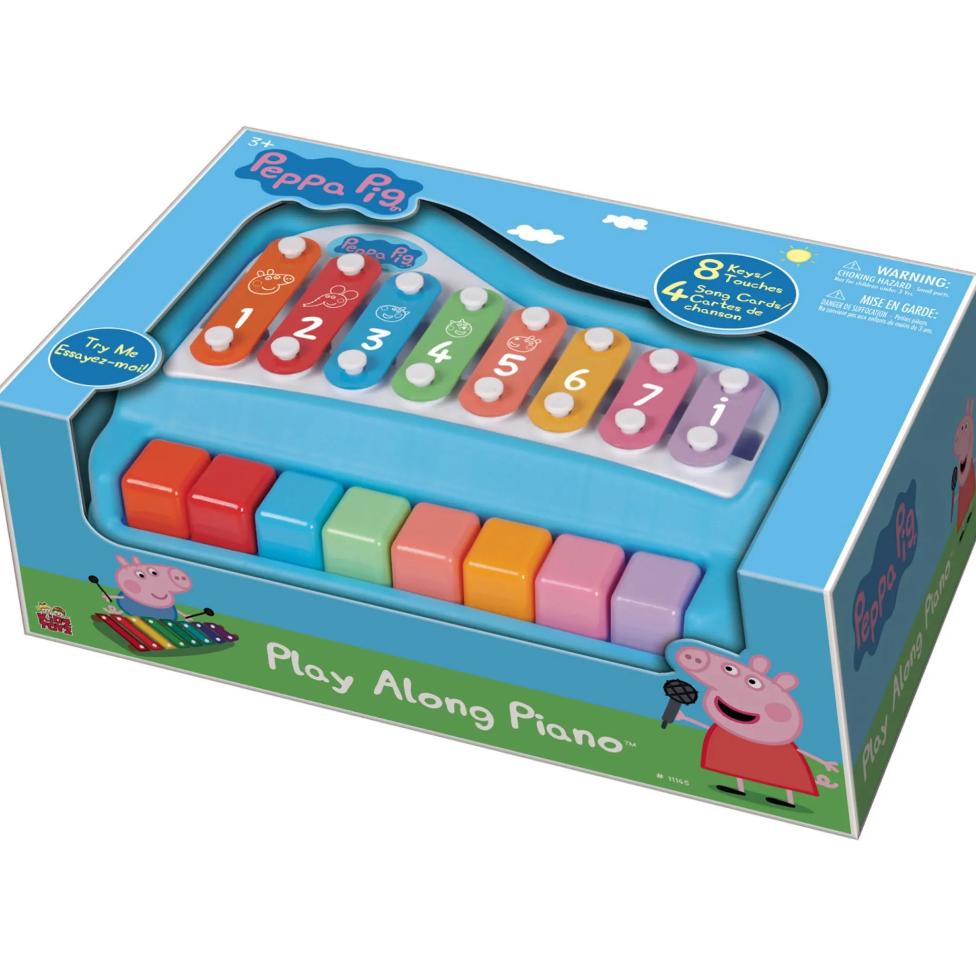 Flat River Group Peppa Pig 2-in-1 Play Along Piano & Xylophone Musical Toy* Preschool Education Toys & Activities|Preschool Pals
