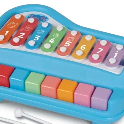 Flat River Group Peppa Pig 2-in-1 Play Along Piano & Xylophone Musical Toy* Preschool Education Toys & Activities|Preschool Pals