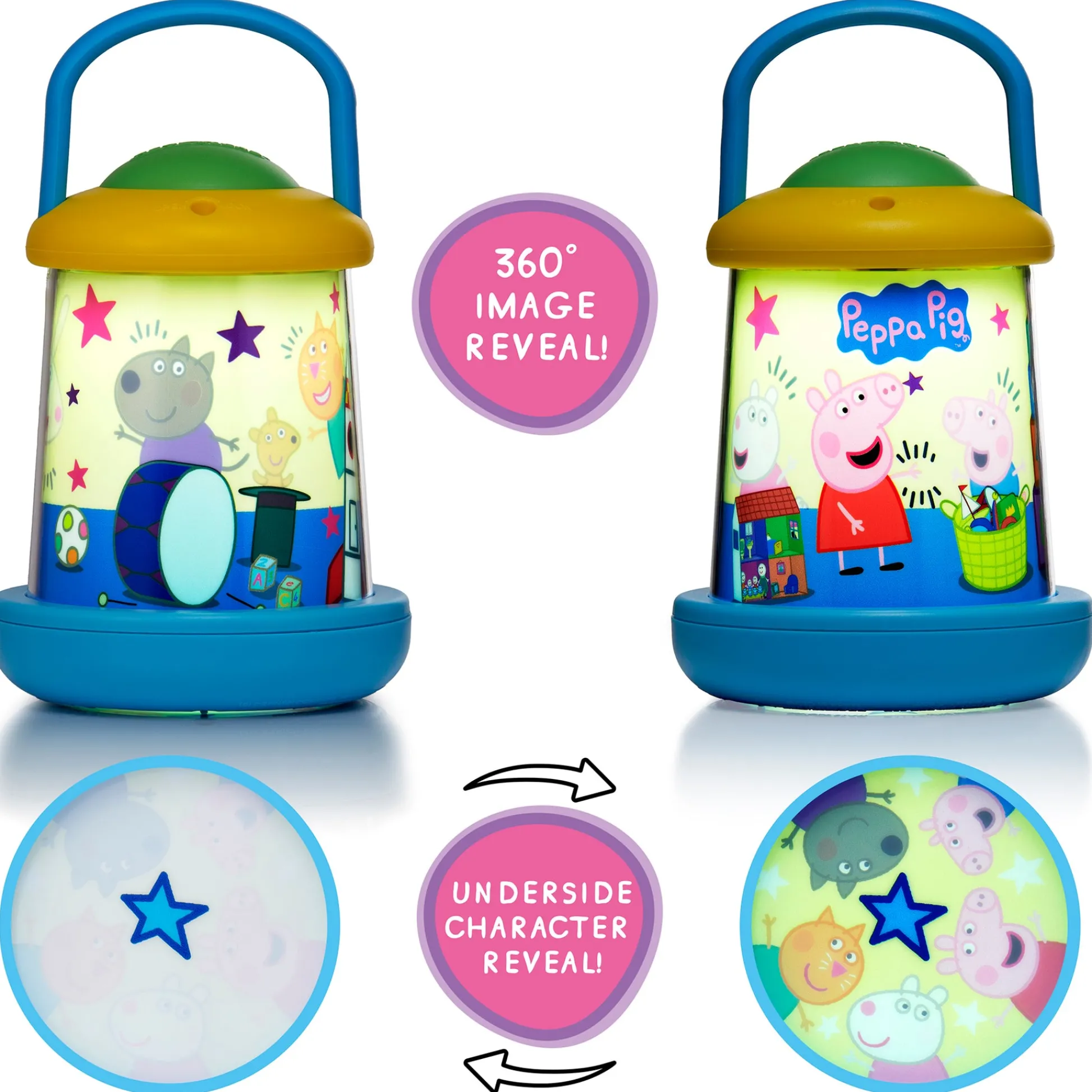 Flat River Group Peppa Pig Light Revealers Magical Night Light Lantern* Preschool Education Toys & Activities|Preschool Pals