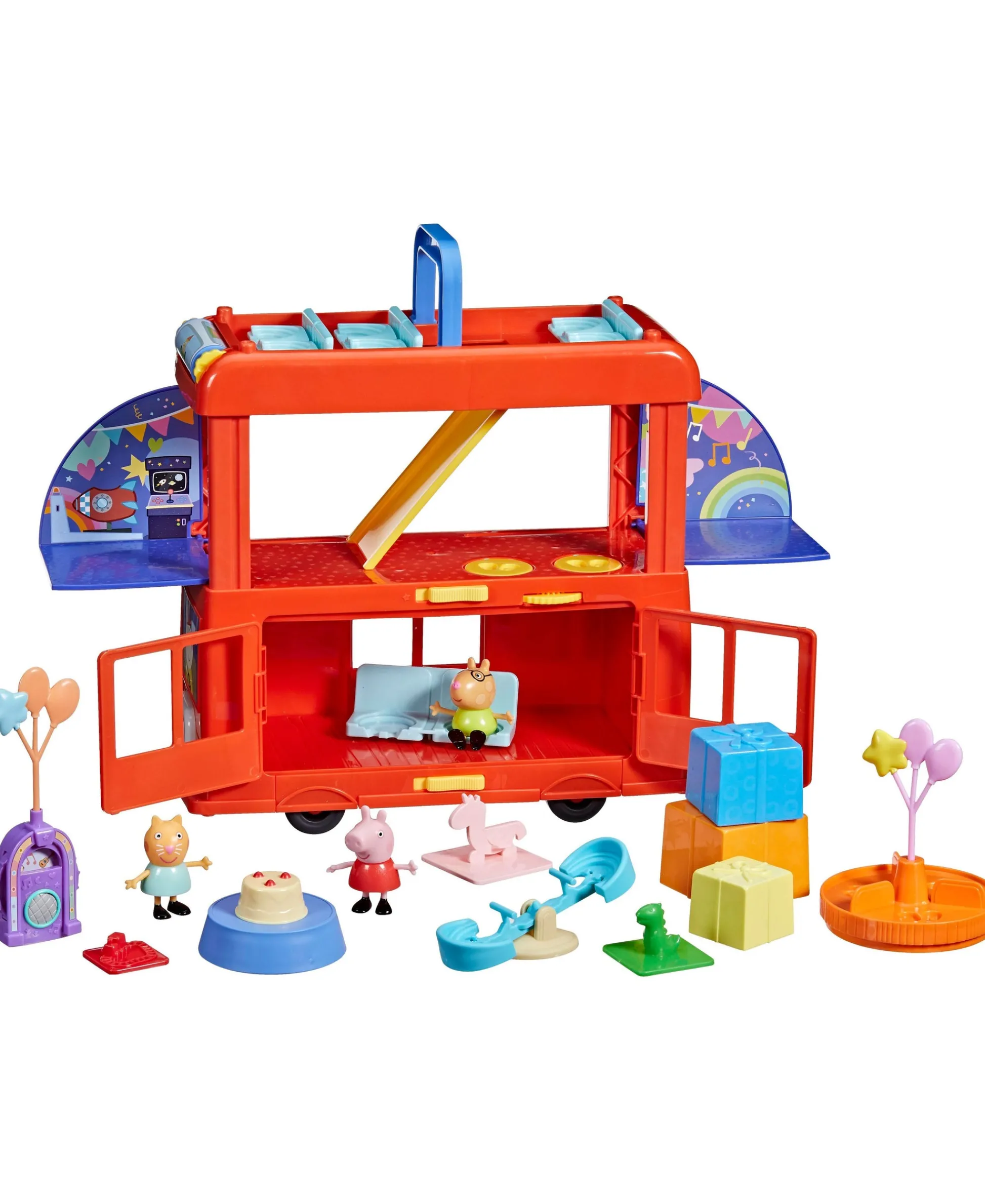 Macy's - Supplier Peppa Pig Peppa's 2-in-1 Transforming Party Bus Playset* Preschool Education Toys & Activities|Preschool Pals