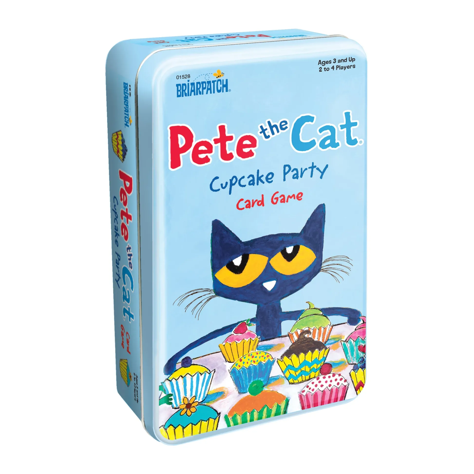 AreYouGame Pete the Cat Cupcake Party Card Game Tin by University Games* Card Games|Social & Emotional Skills
