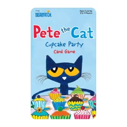 AreYouGame Pete the Cat Cupcake Party Card Game Tin by University Games* Card Games|Social & Emotional Skills