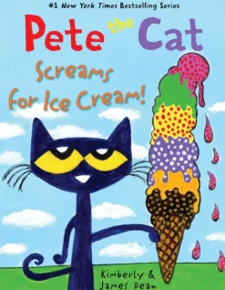 Readerlink Distribution Services Pete the Cat Screams for Ice Cream! - Hardcover Picture Book*Kids Reading, Writing & Speech|Kids Books