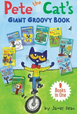 Readerlink Distribution Services Pete the Cat's Giant Groovy Book - 9 Story Collection*Kids Reading, Writing & Speech|Kids Books