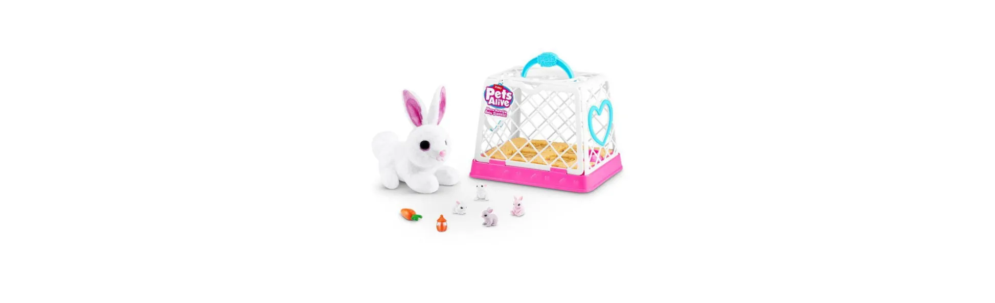 Macy's - Supplier Pets Alive Mama Bunny & Baby Surprise Interactive Plush Set* Interactive Dolls & Pets|Stuffed Animals & Plush Toys