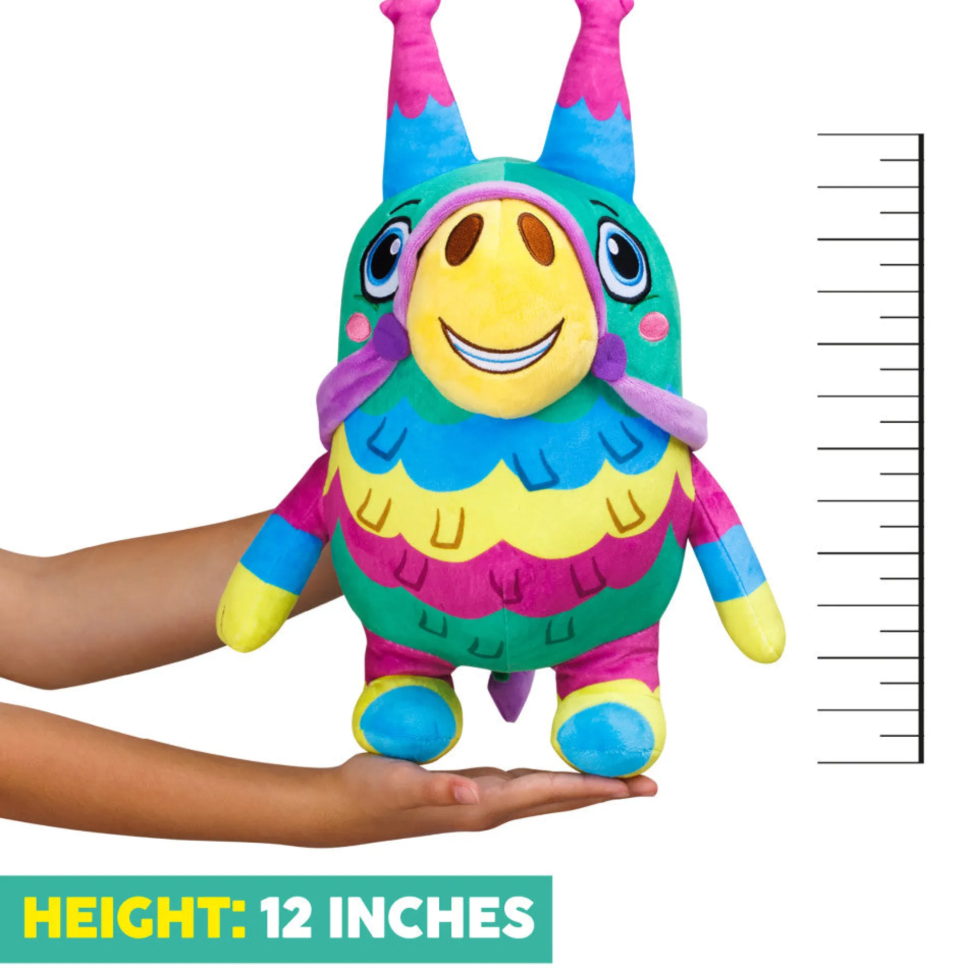 Flat River Group Piñata Smashlings 12 inch Dazzle the Donkey Plush with Digital Game Code* Stuffed Animals|Stuffed Animals & Plush Toys