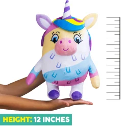 Flat River Group Piñata Smashlings 12 inch Luna the Unicorn Plush Toy with Digital Game Code* Stuffed Animals|Stuffed Animals & Plush Toys