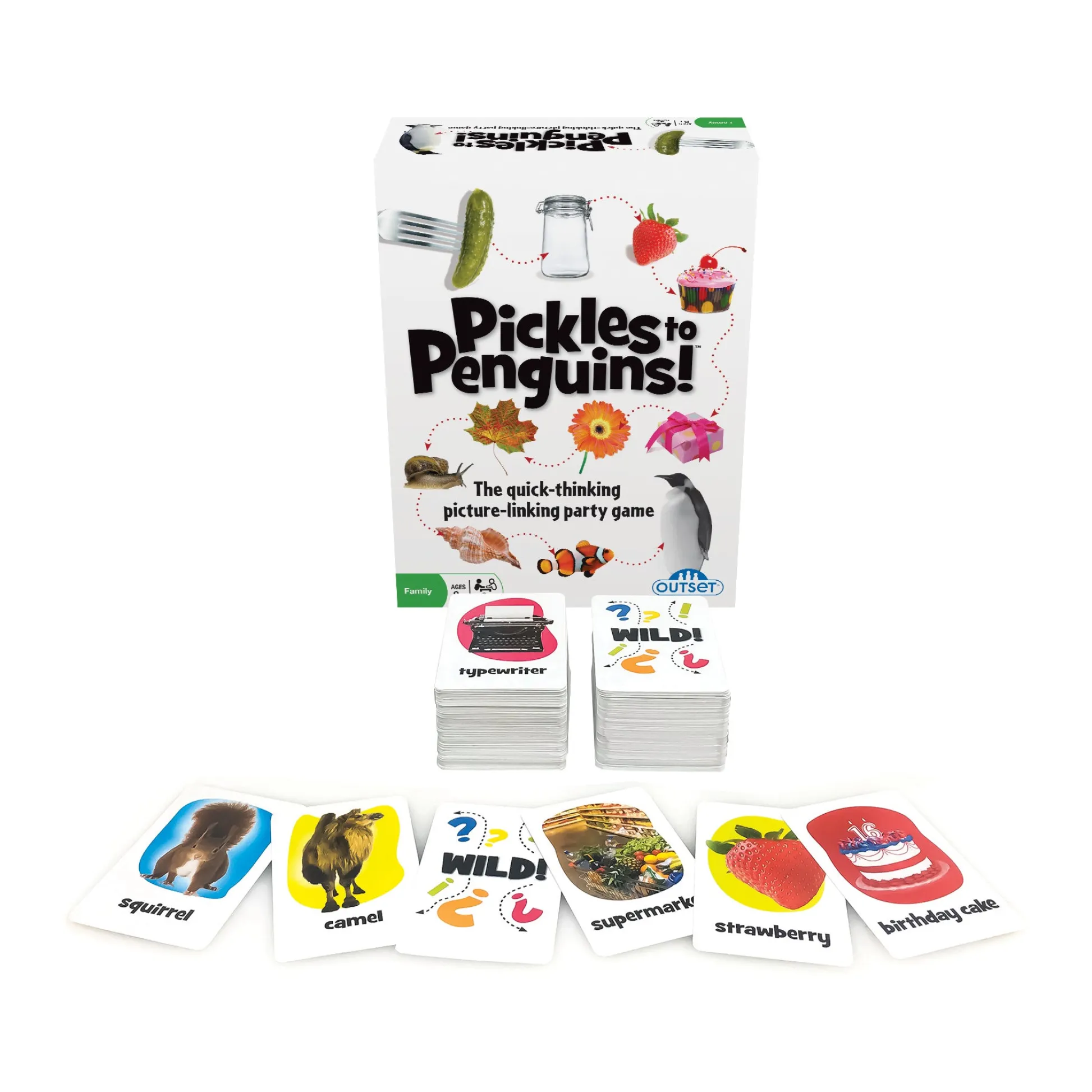 AreYouGame Pickles to Penguins! Quick-Thinking Linking Card Game* Card Games