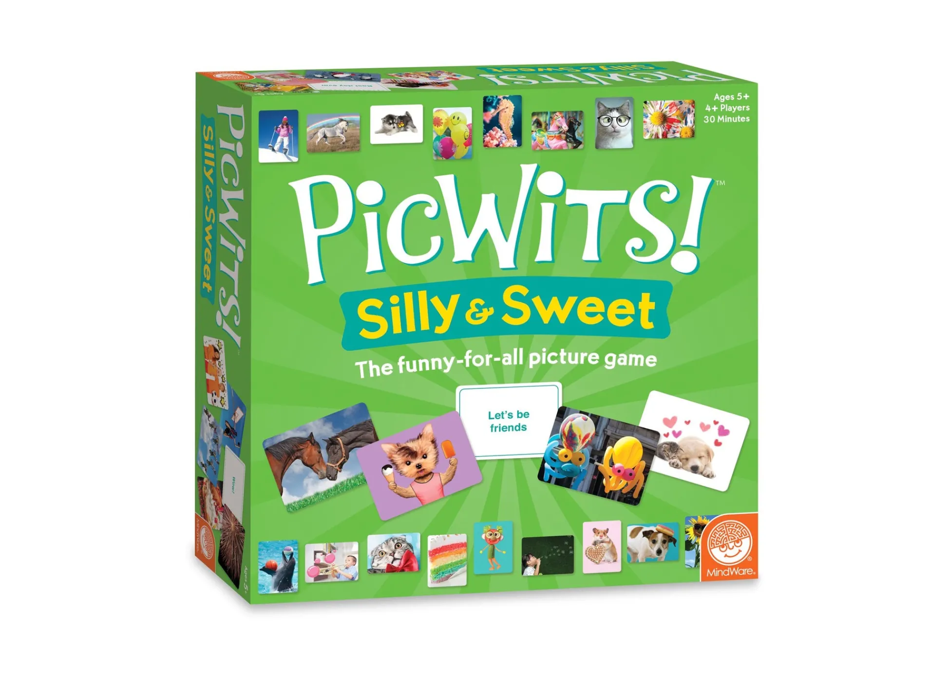 AreYouGame PicWits! Silly & Sweet Family-Friendly Card Game* Card Games|Social & Emotional Skills