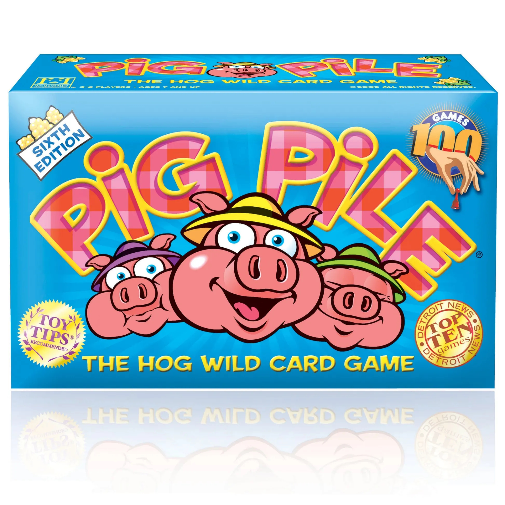 AreYouGame Pig Pile Fast-Paced Family Card Game* Card Games|Social & Emotional Skills