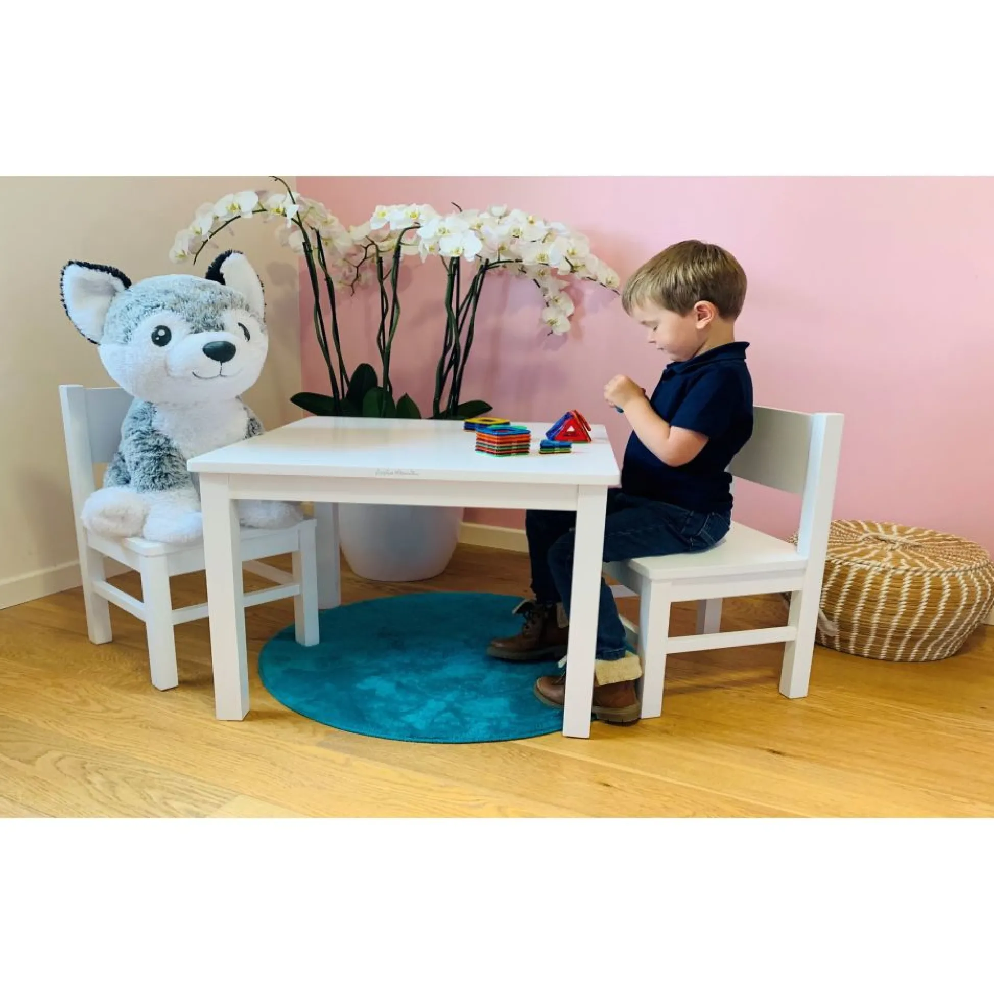 Flat River Group Pioupiou 20 inch Plush Kodi Husky Dog Stuffed Animal* Social & Emotional Skills|Stuffed Animals