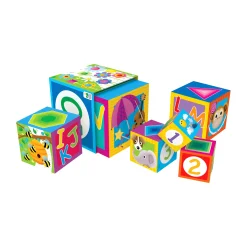 AreYouGame Play & Learn - Colorful Stacking Cubes for Early Learning* Blocks, Sorting & Stacking Toys
