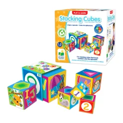 AreYouGame Play & Learn - Colorful Stacking Cubes for Early Learning* Blocks, Sorting & Stacking Toys