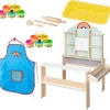 Flat River Group Play-Doh All-Inclusive Wooden Creative Shop Stand Set* Clay, Dough & Sand Art