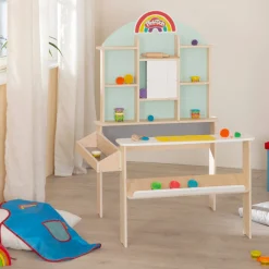 Flat River Group Play-Doh All-Inclusive Wooden Creative Shop Stand Set* Clay, Dough & Sand Art