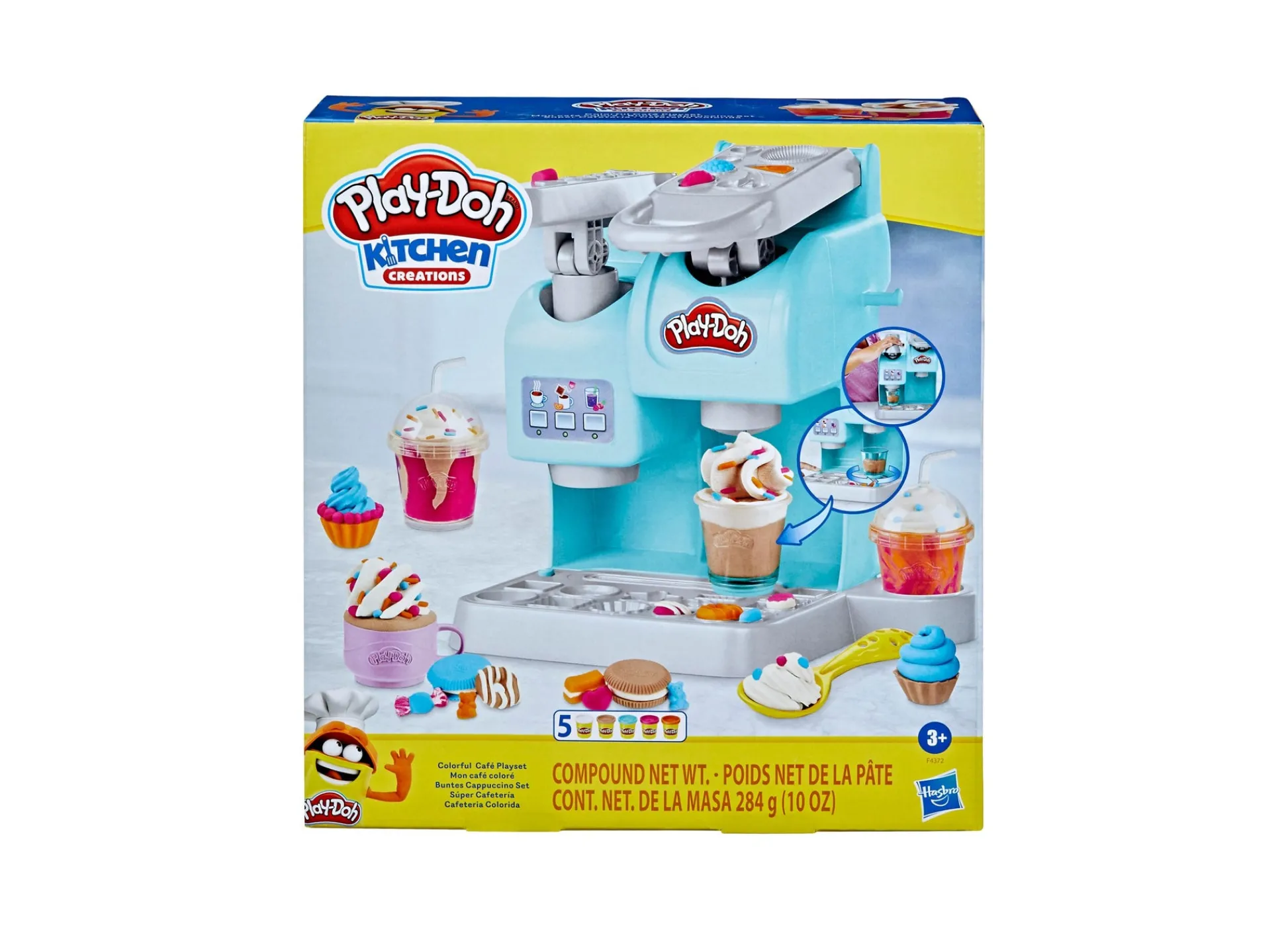 Macy's - Supplier Play-Doh Kitchen Creations Colorful Cafe Playset - Whipped Fantasy* Kitchens & Play Food|Dress Up