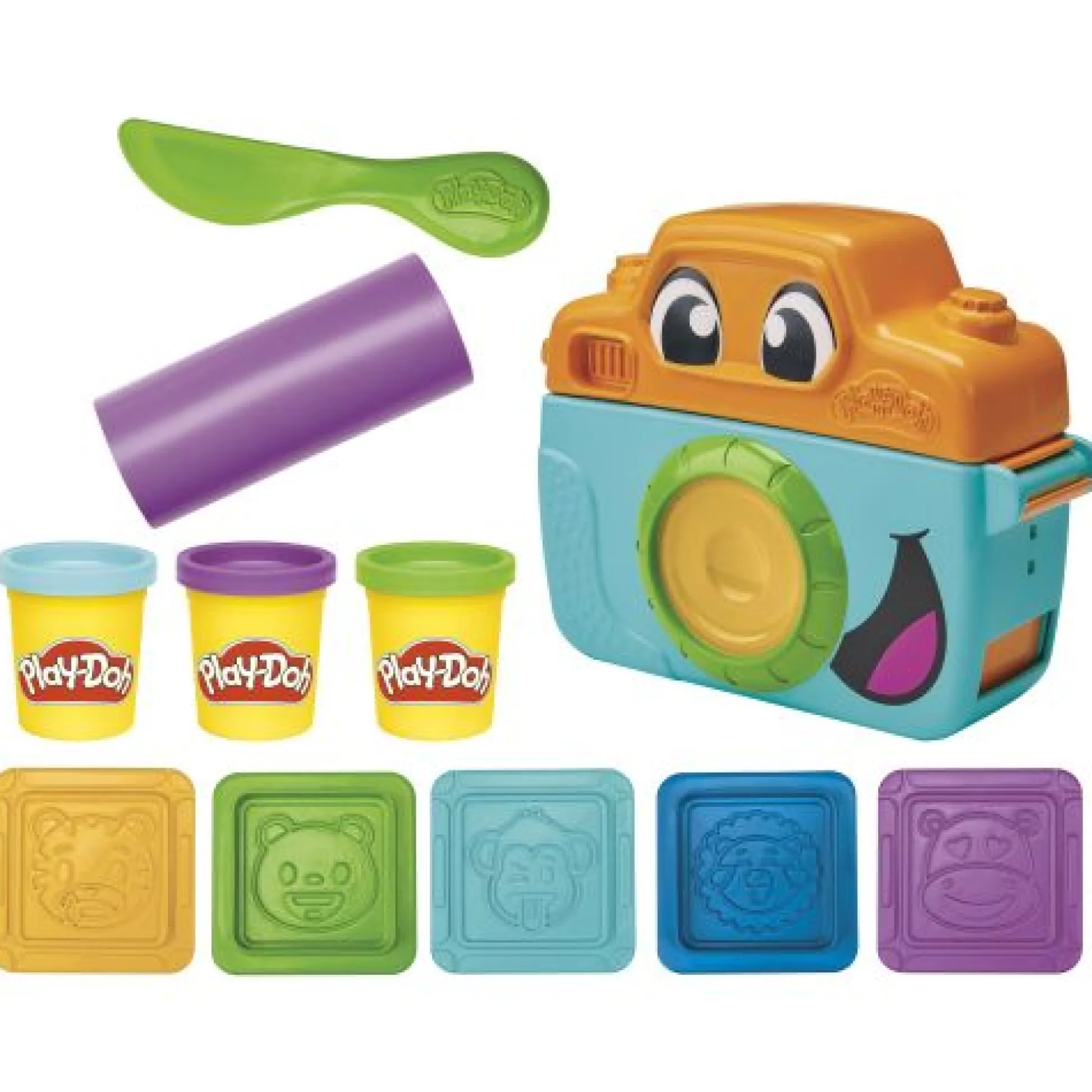 Calendar Holdings, LLC Play-Doh Photo Fun Animal Portrait Set with Pretend Camera* Clay, Dough & Sand Art