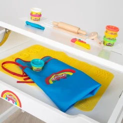Flat River Group Play-Doh School Desk & Chair - Wooden Creative Station Playset* Clay, Dough & Sand Art