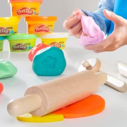 Flat River Group Play-Doh School Desk & Chair - Wooden Creative Station Playset* Clay, Dough & Sand Art