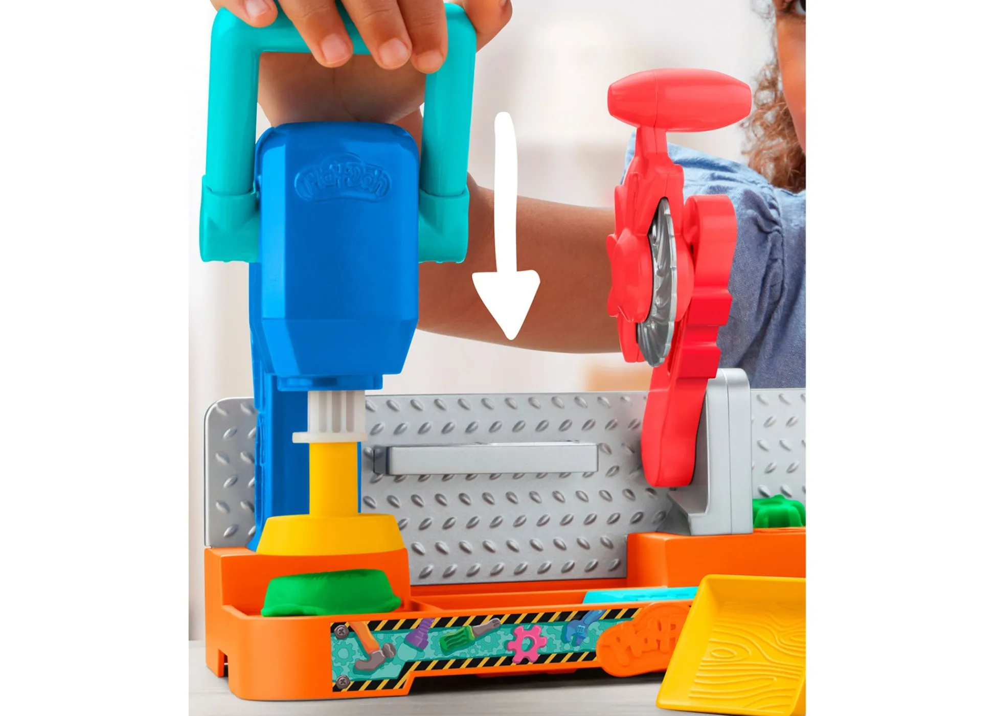 Macy's - Supplier Play-Doh Stamp N Saw Tool Bench Creativity Set* Clay, Dough & Sand Art