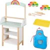 Flat River Group Play-Doh Wooden Ice Cream Stand Sweet Treats Play Center* Clay, Dough & Sand Art